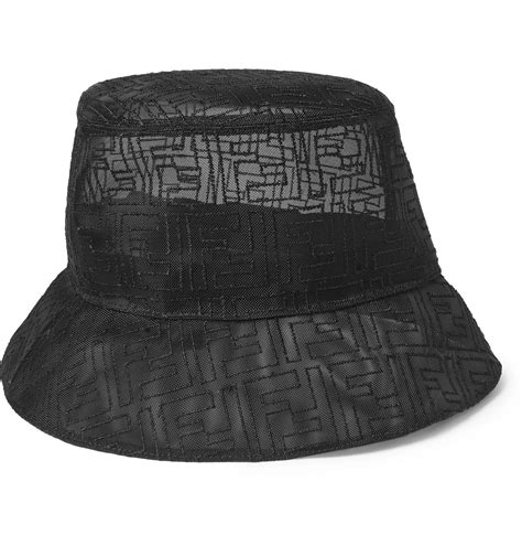 fendi black bucket hat|Fendi bucket hat price.